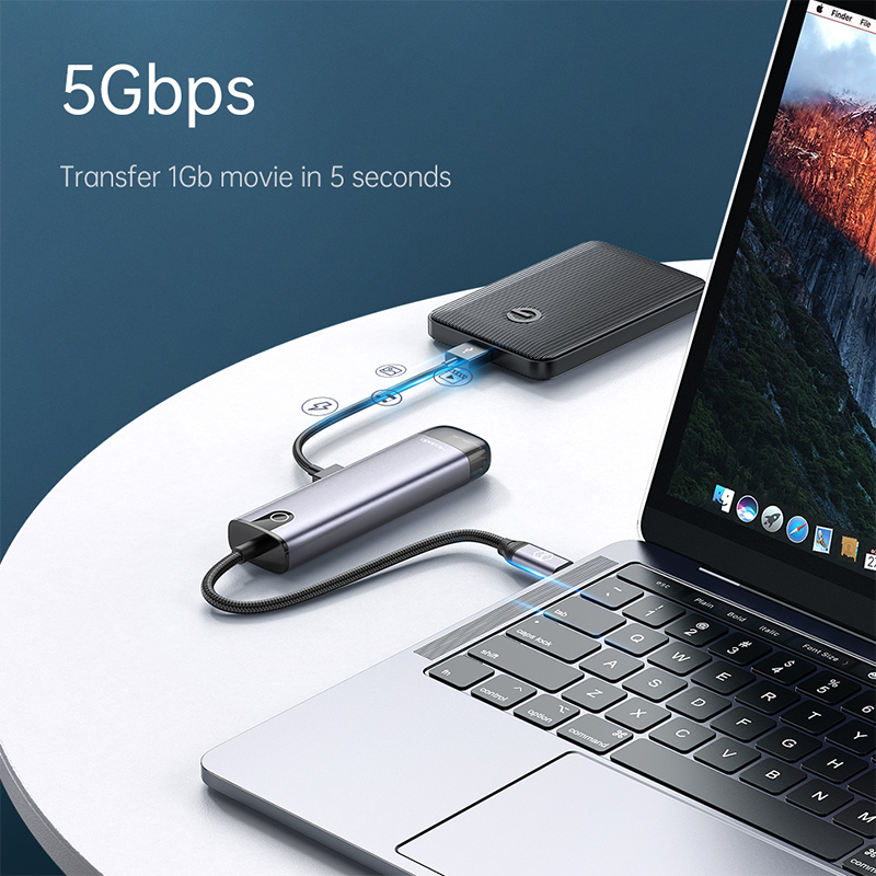 هاب 5 پورت USB-C مک دودو مدل MC5IN14K