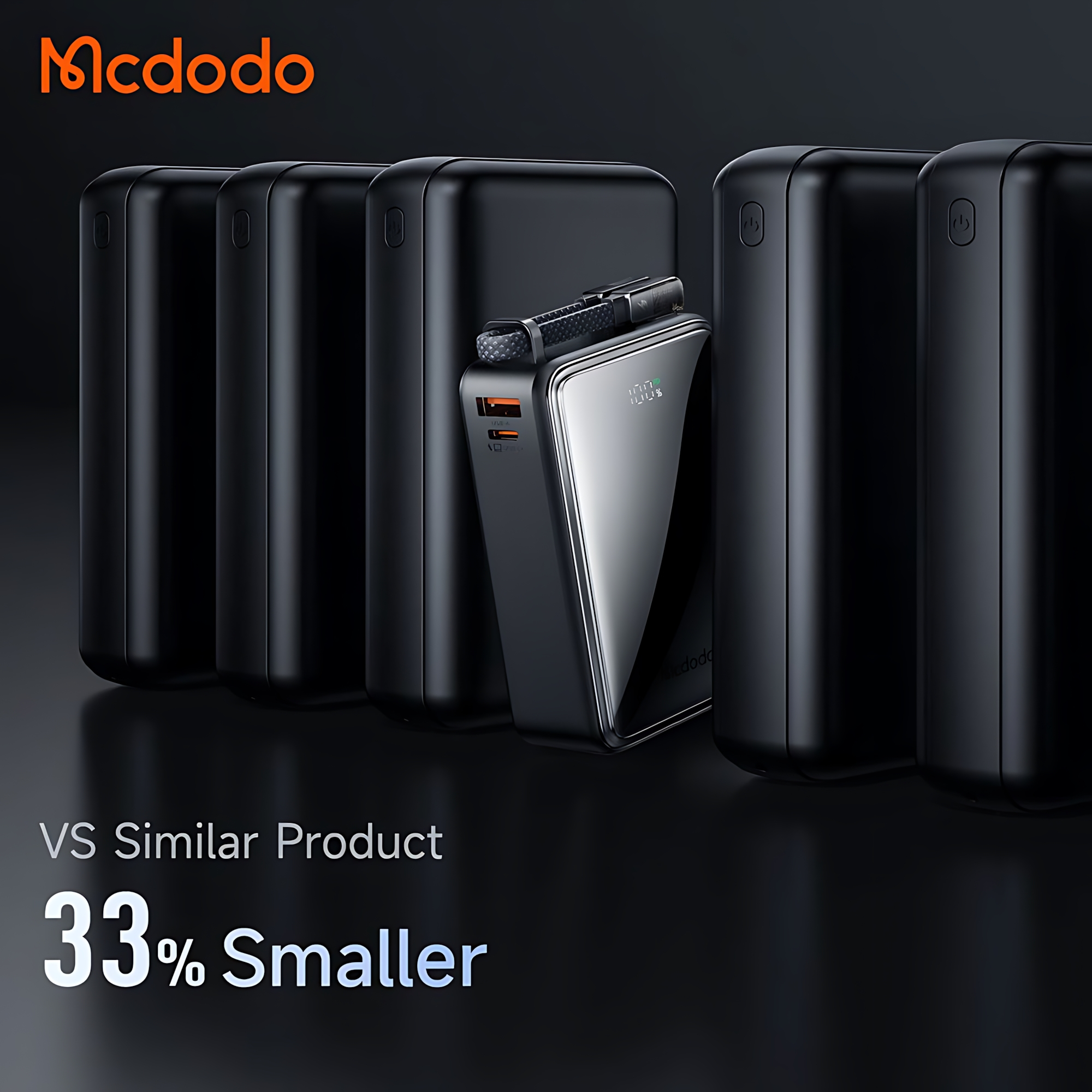 پاوربانک مک دودو مدل MC-056 ظرفیت 25000 میلی آمپر ساعت