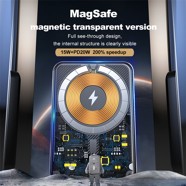 پاوربانک مک دو دو مدل MagSafe 2022 ظرفیت 5000 میلی آمپرساعت