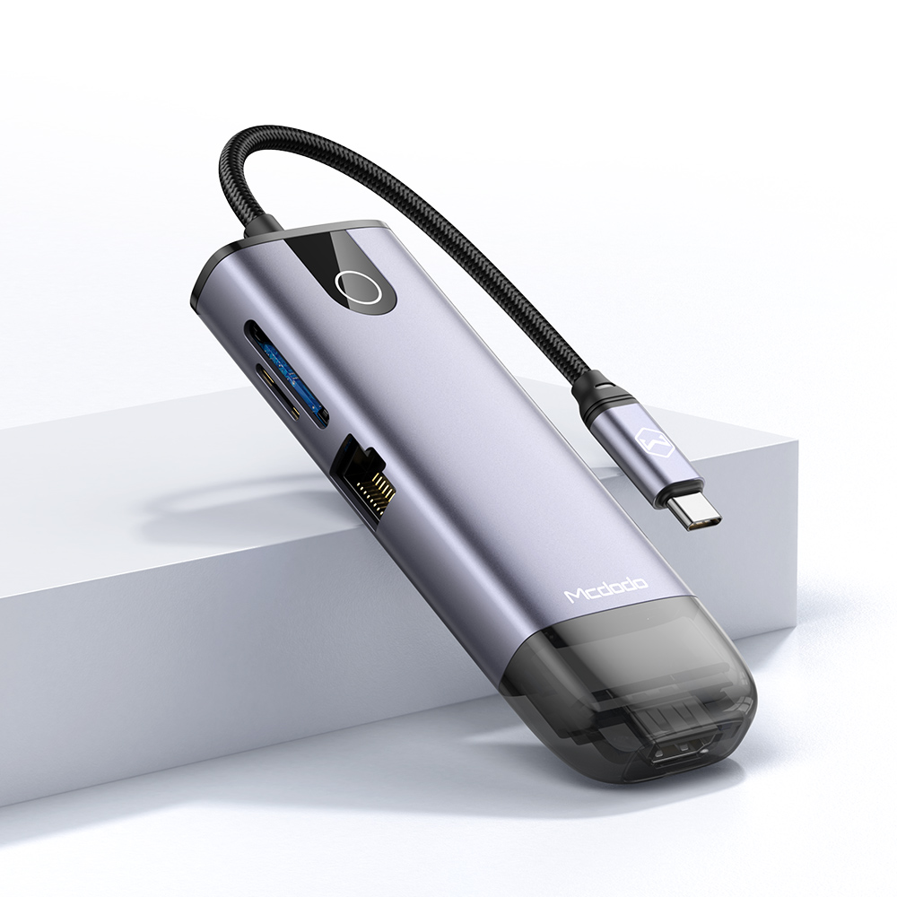هاب 8 پورت USB-C مک دودو مدل MC-HU-7730