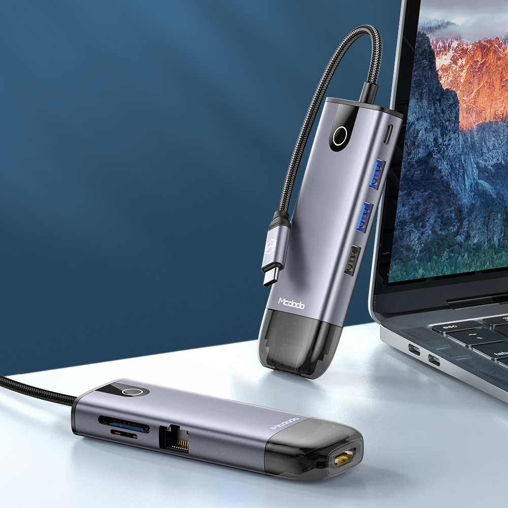 هاب 8 پورت USB-C مک دودو مدل MC-HU-7730