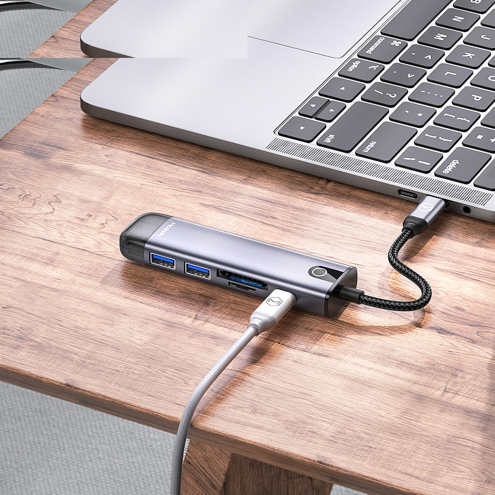 هاب 6 پورت USB-C مک دودو مدل MC-HU-7740