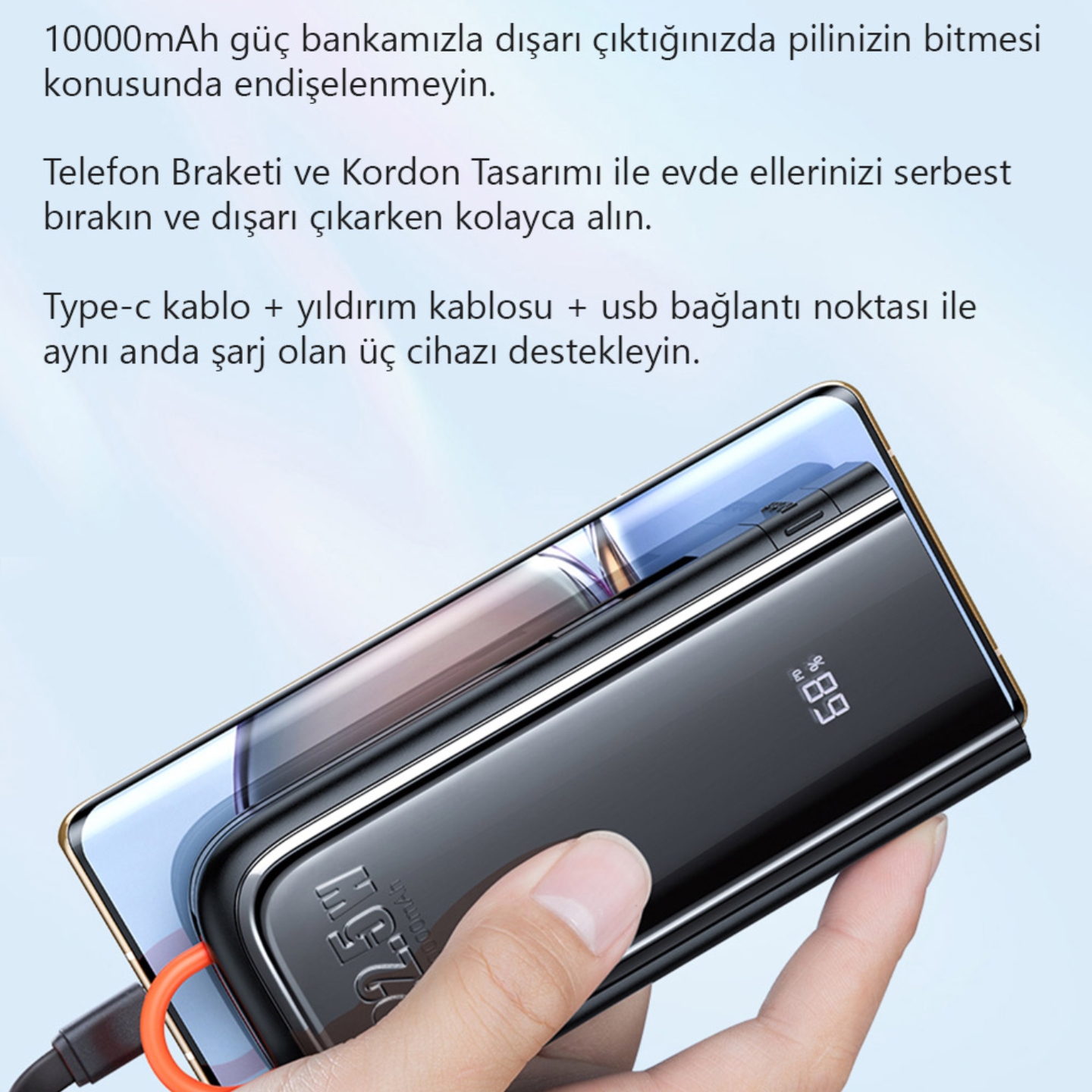 پاوربانک مک دودو مدل MC-1160 ظرفیت 10000 میلی آمپر ساعت