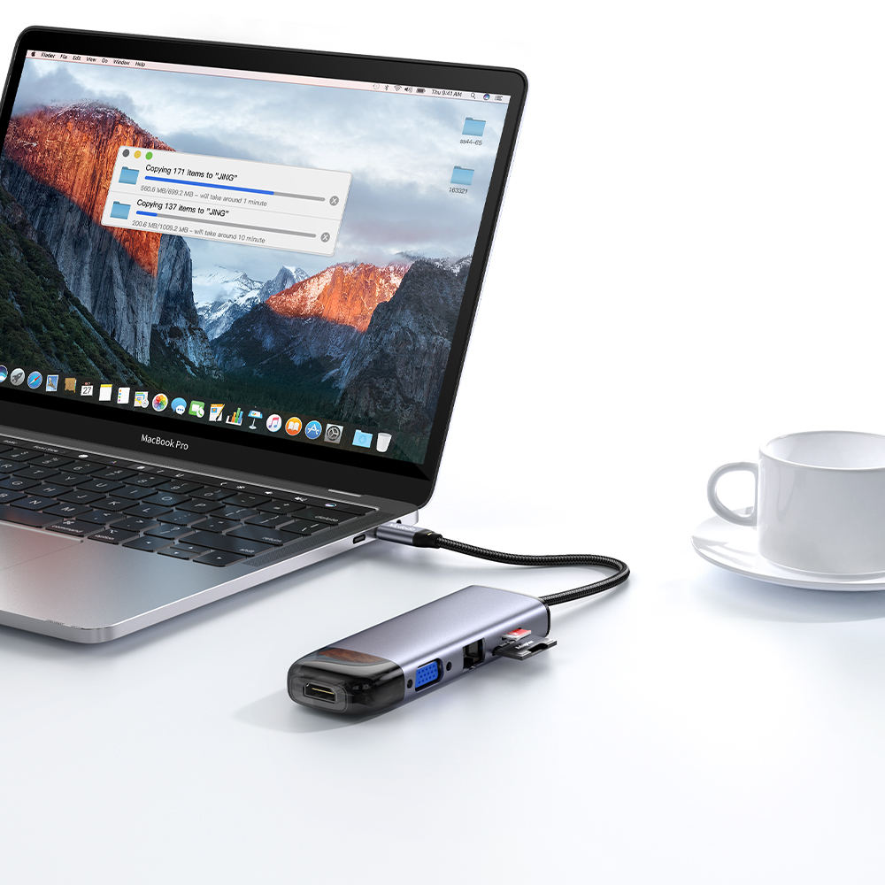 هاب 10 پورت USB-C مک دودو مدل MC742