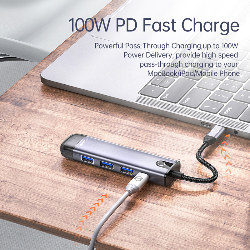 هاب 5 پورت USB-C مک دودو مدل MC5IN14K