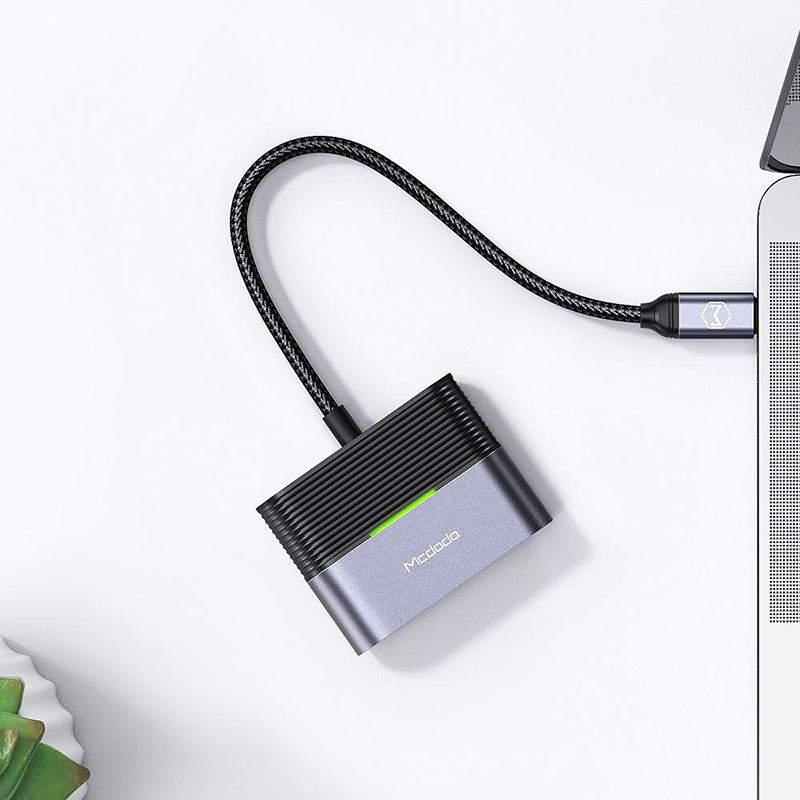 هاب 4 پورت USB-C مک دودو مدل HU-7720
