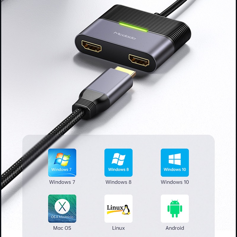 هاب 3 پورت USB-C مک دودو مدل HU739