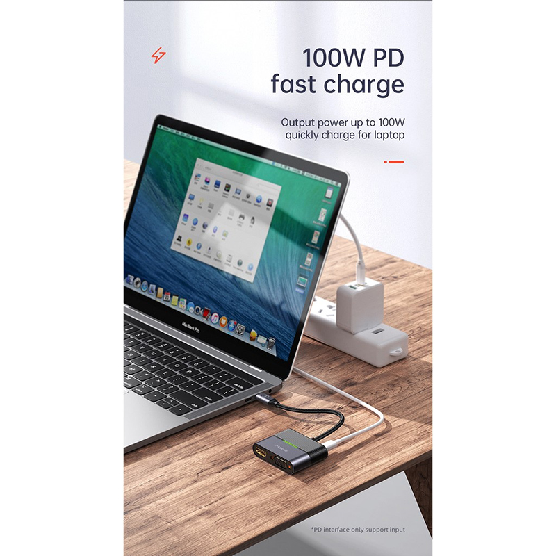 هاب 4 پورت USB-C مک دودو مدل HU-7720