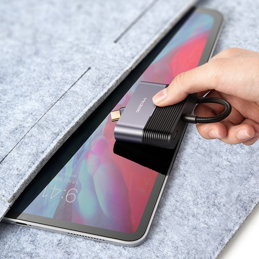 هاب 3 پورت USB-C مک دودو مدل HU739