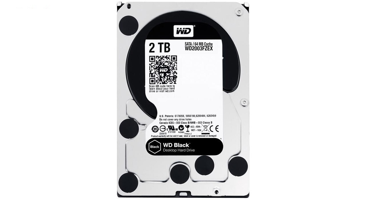 هارددیسک اینترنال وسترن دیجیتال مدل Black WD2003FZEX ظرفیت 2 ترابایت